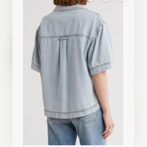 Habitual Soft Blue Denim Shirt - Picture 2 of 7